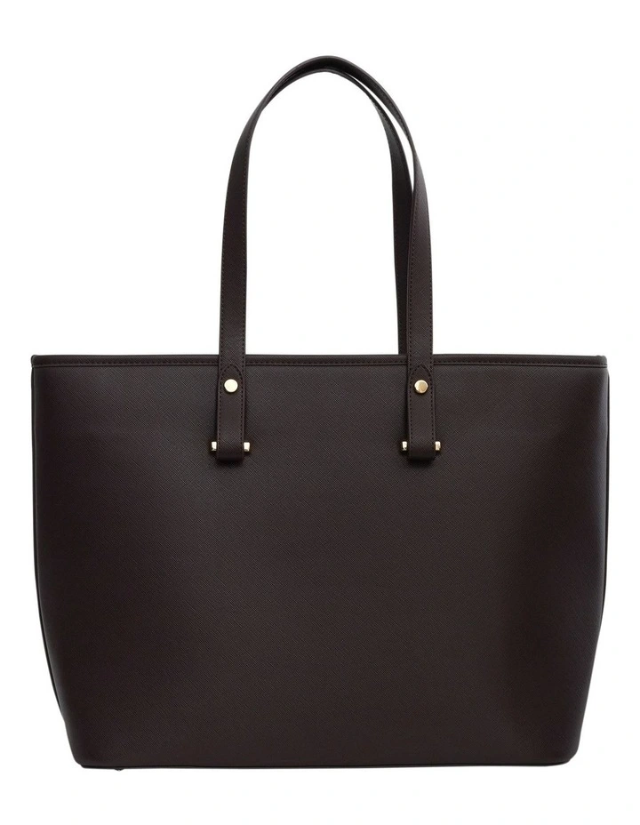 H-Vectra Tote Bags in Chocolate image 1