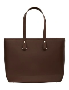 H-Vectra Tote Bags in Tan