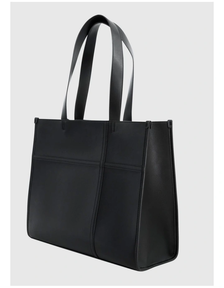 Villa Tote Bag in Black image 2