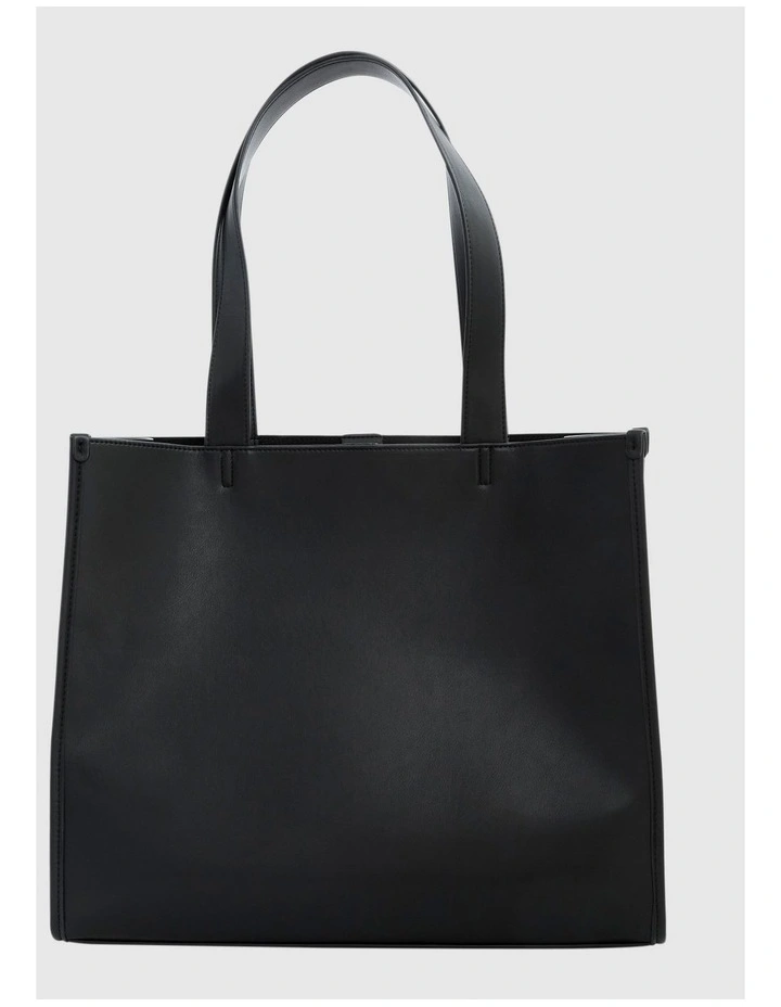 Villa Tote Bag in Black image 3