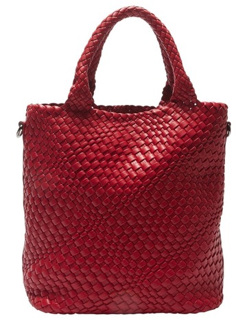 Dove Tote Bag in Red Weave