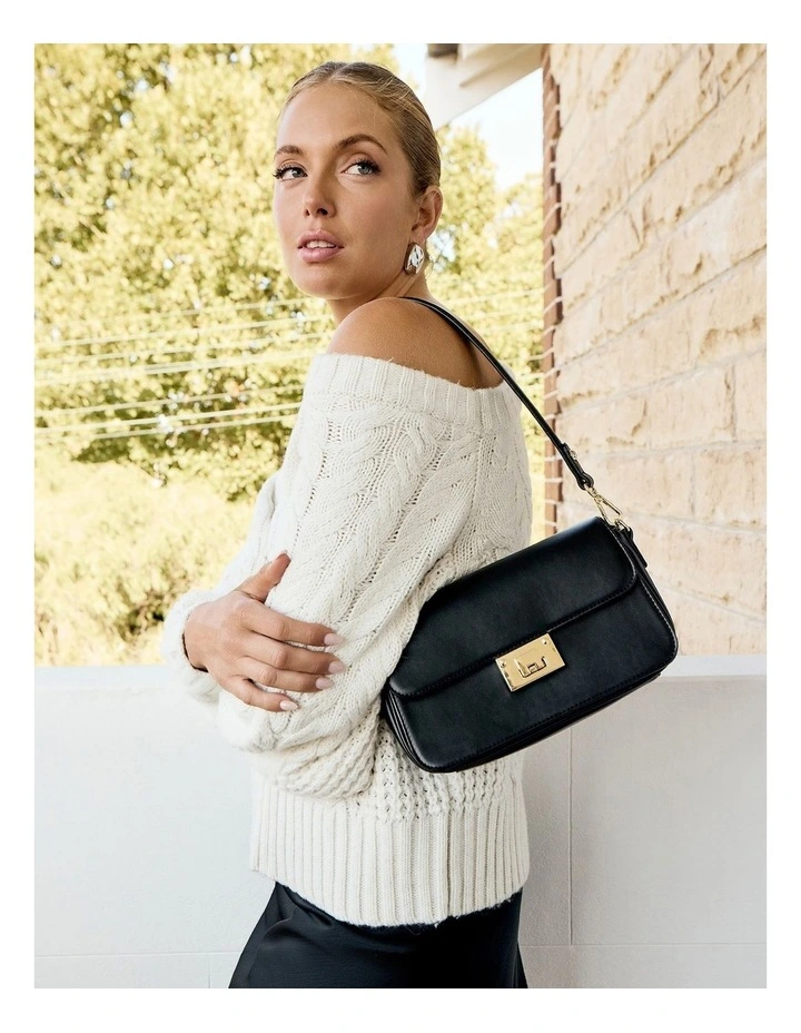 Dolly Cross Body Bag in Black image 2