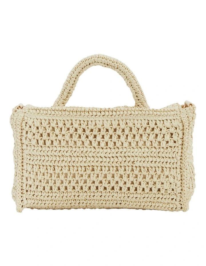 Hula Bag in Natural Raffia image 4