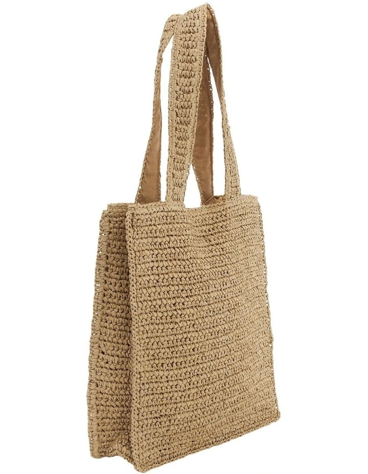 Haven Bag in Natural Raffia image 3