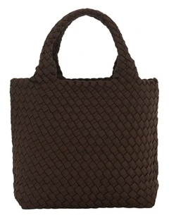 Drift Tote Bag in Chocolate Weave