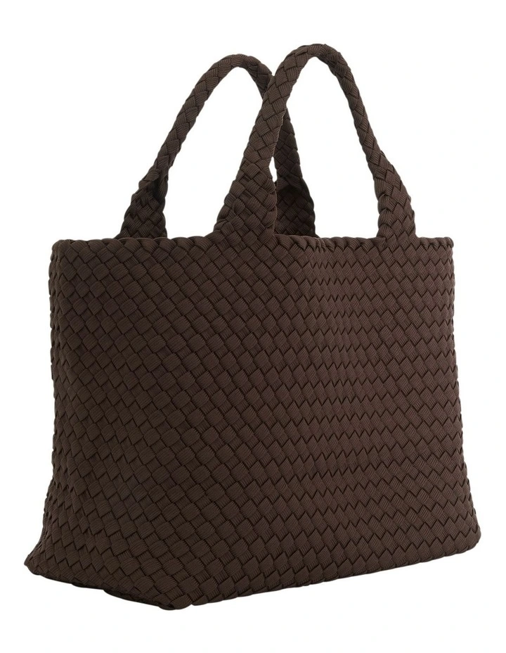 Delight Tote Bag in Chocolate Weave image 2