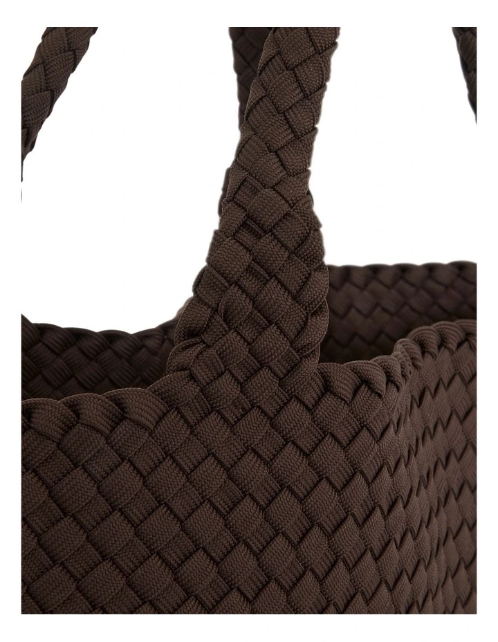 Delight Tote Bag in Chocolate Weave image 3