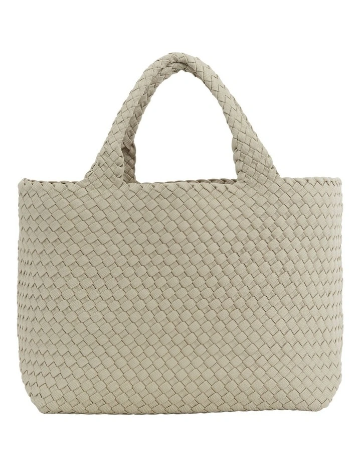 Delight Tote Bag in Taupe Weave image 1