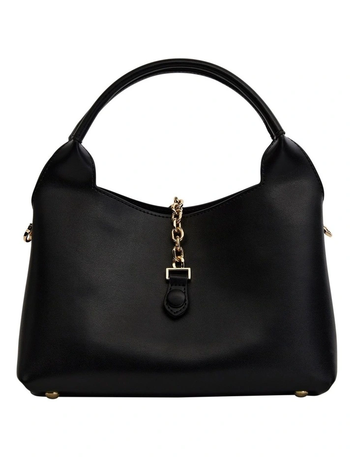 Fleur Shoulder Bag in Black Leather image 2