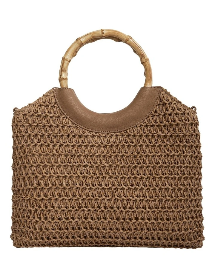 Laos Tote Bag in Natural Raffia image 1