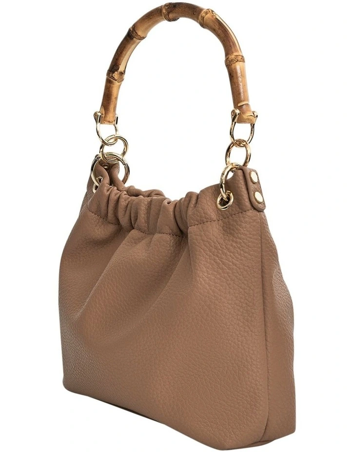 Leona Shoulder Bag in Nude Pebble image 2