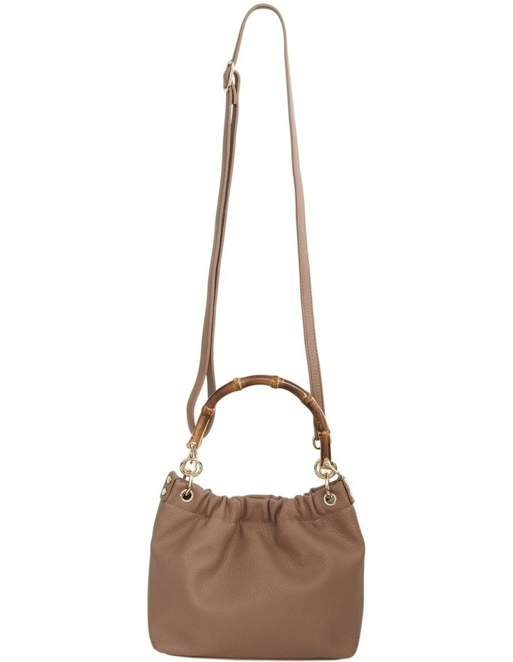 Leona Shoulder Bag in Nude Pebble image 4