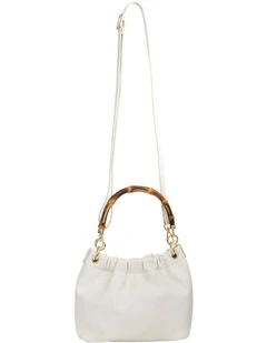 Leona Shoulder Bag in Chalk Pebble