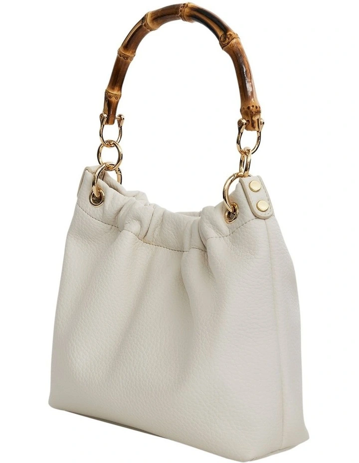 Leona Shoulder Bag in Chalk Pebble image 2