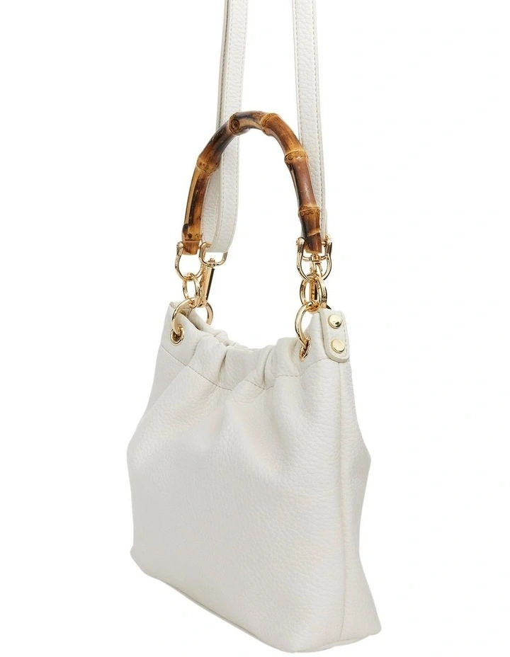 Leona Shoulder Bag in Chalk Pebble image 2