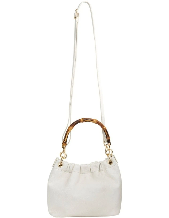 Leona Shoulder Bag in Chalk Pebble image 4