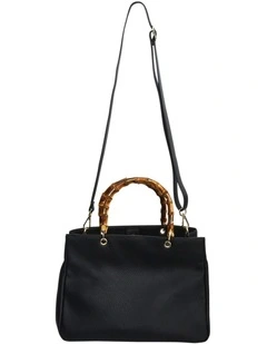 Libby Tote Bag in Black Pebble