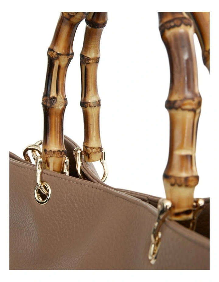 Libby Tote Bag in Nude Pebble image 3