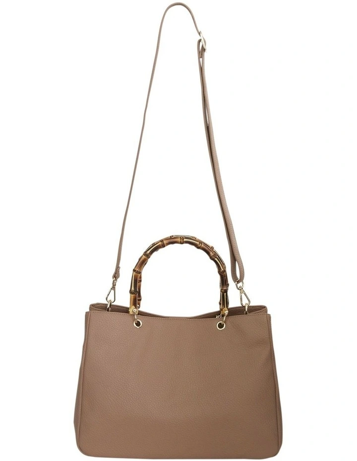 Libby Tote Bag in Nude Pebble image 4
