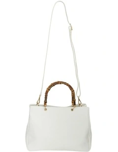 Libby Tote Bag in Chalk Pebble