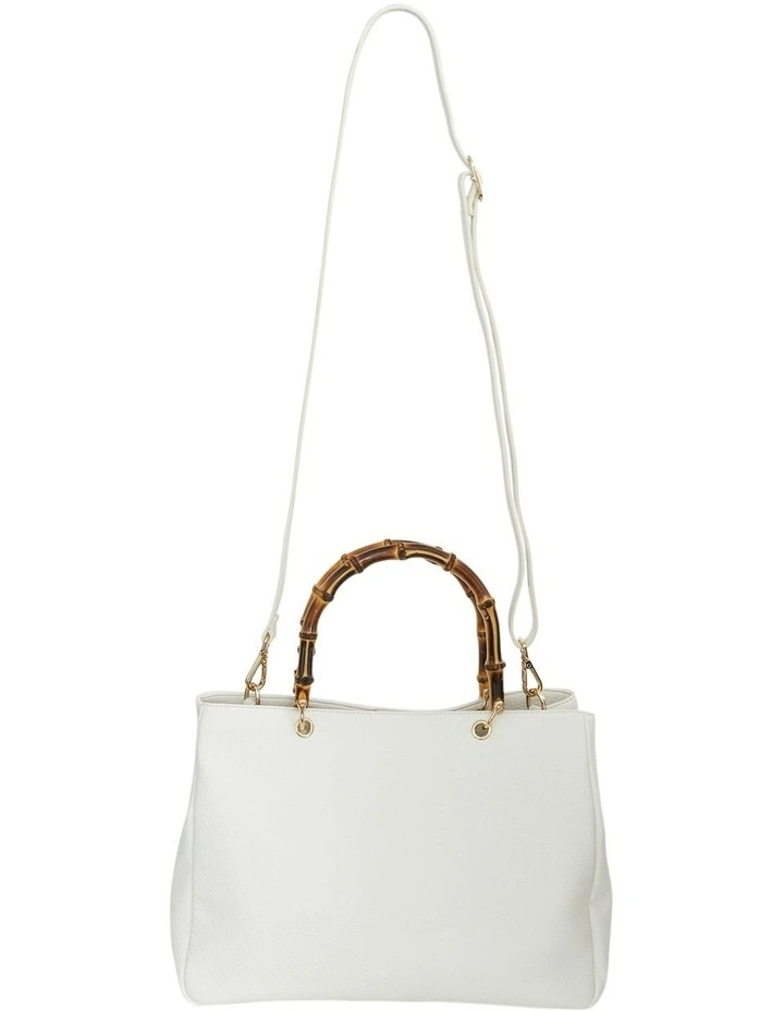 Libby Tote Bag in Chalk Pebble image 1