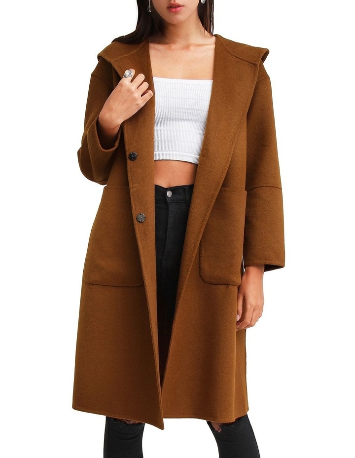 Dark camel coat Clearance