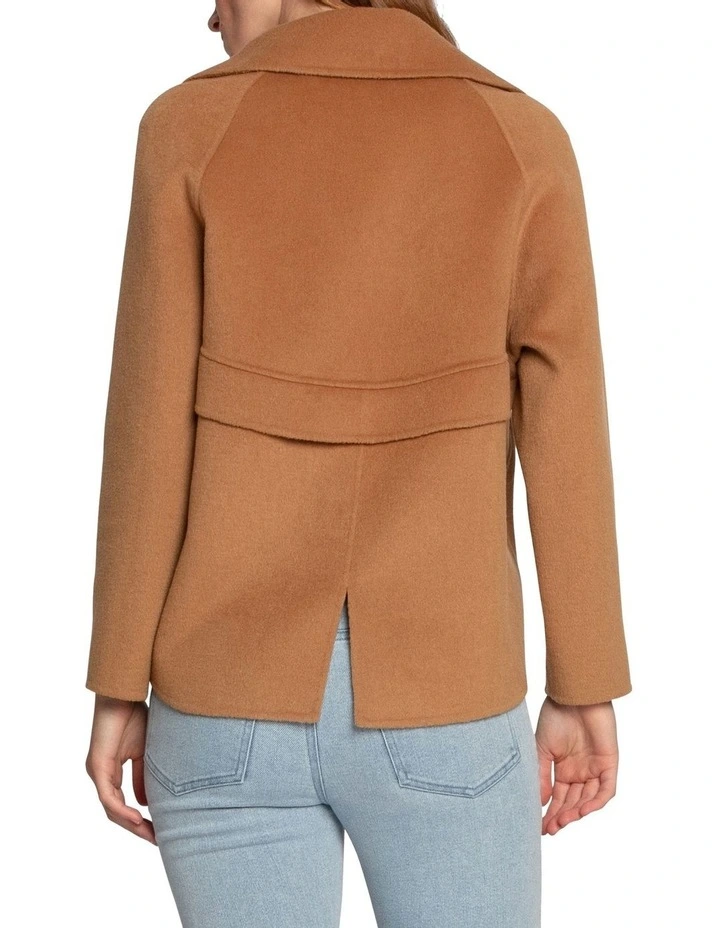 I'm Yours Camel Wool Blend Peacoat image 4