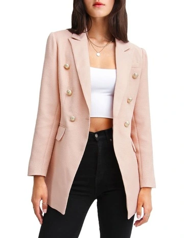 Princess Polina Textured Weave Blazer