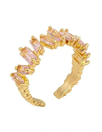 Zahar Penelope Ring in Pale Pink