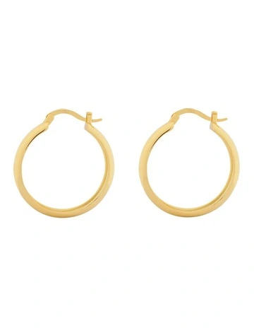 Elly Lou Forever Hoop Earring in Light Gold