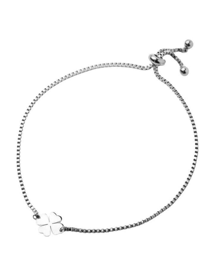 Zara Clover Bracelet in Silver image 2