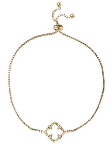 Delaney Baroque Pearl Bracelet in Light Gold