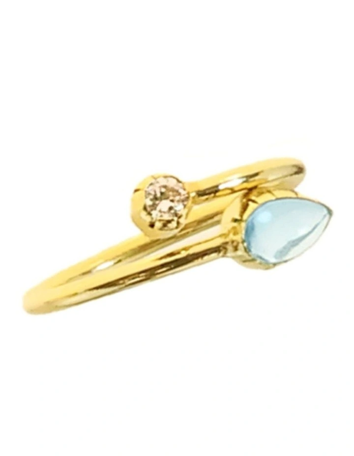 Gregio Color Me Yg Ring with Kyanite in Gold image 1