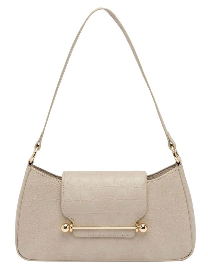 Alexis Crossbody Bag in Beige image 1