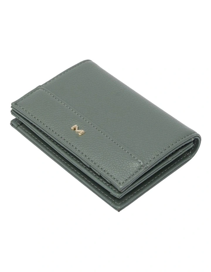 Josephine Small Wallet in Sage image 3