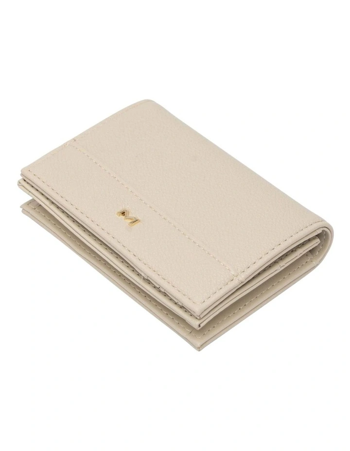 Josephine Small Wallet in Beige image 3