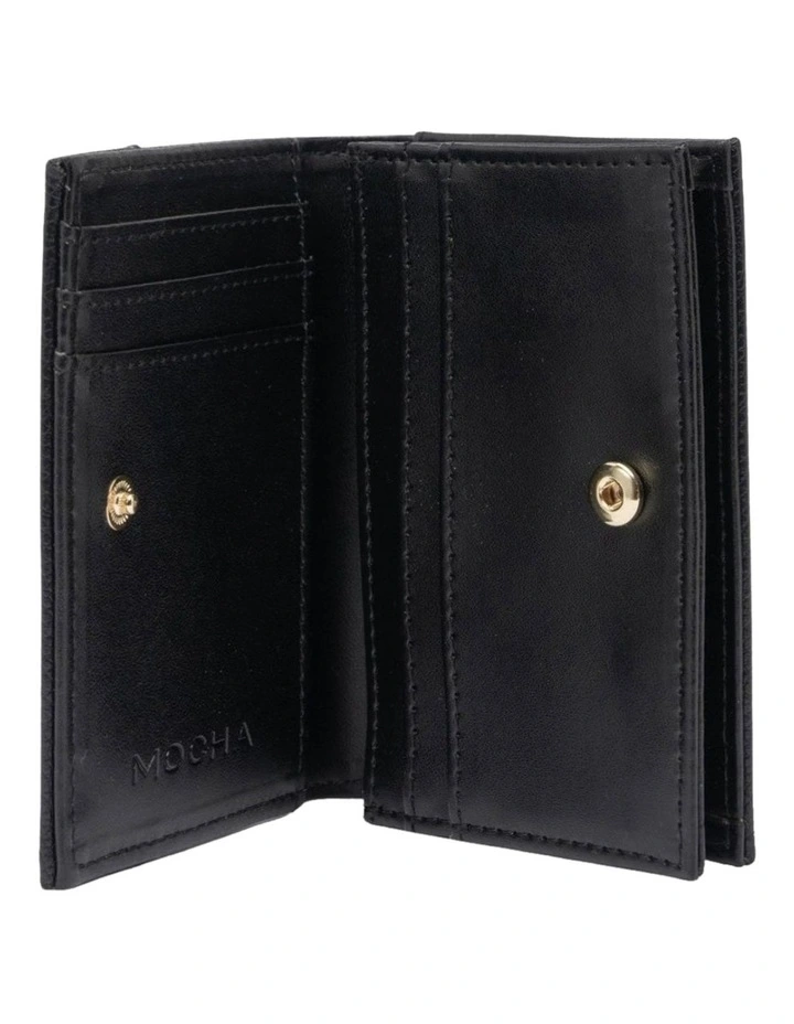 Josephine Small Wallet in Black image 2