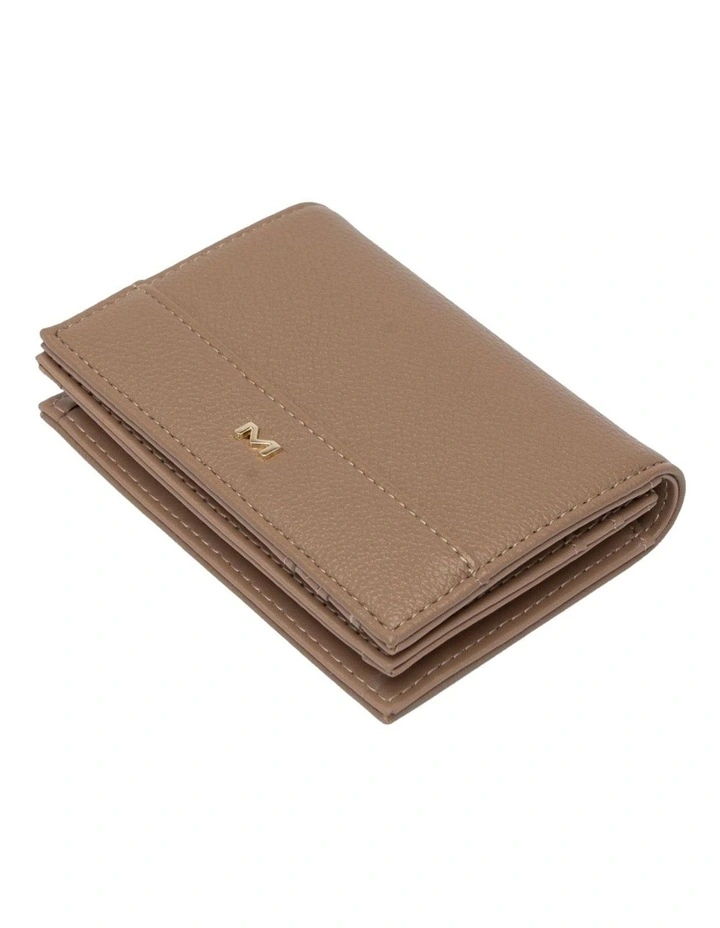 Josephine Small Wallet in Camel image 3