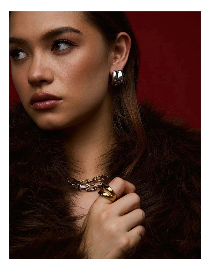 Zahar Betite Earrings in Silver image 2