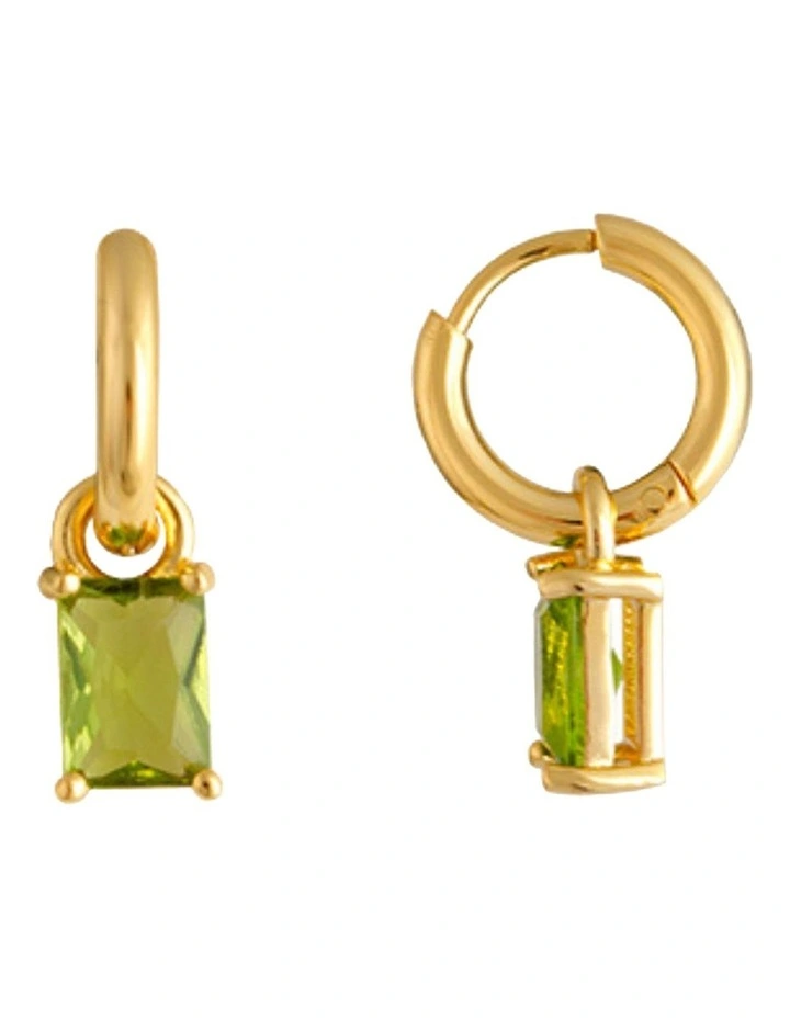 Zahar Tiana Earrings in Green image 1
