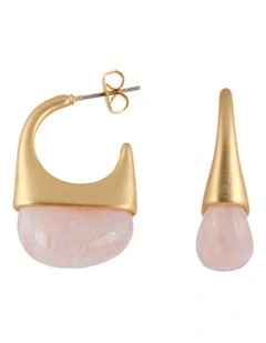 Zahar Poppy Earrings in Pink