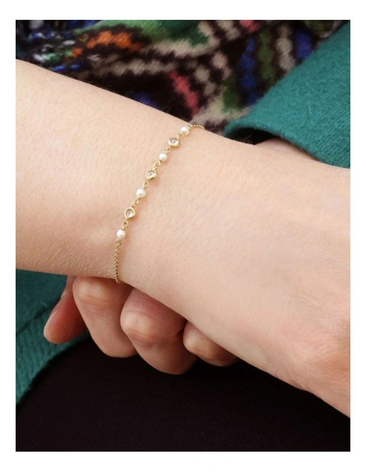 Gregio Simply Me Adjustable Bracelet in Gold image 2