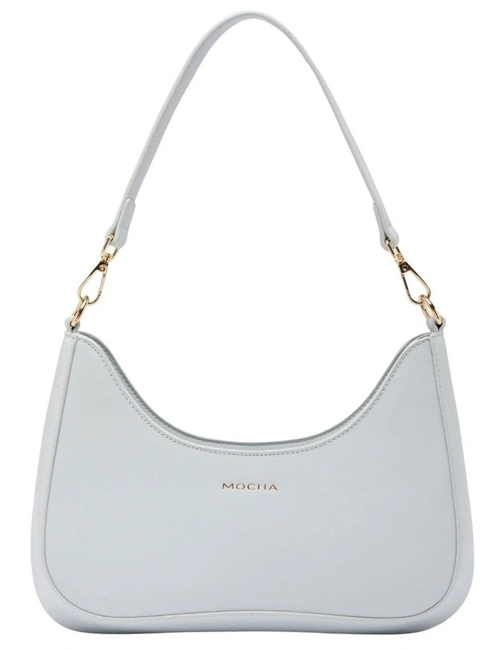 Mocha Daisy Wavy Shoulder Bag - Mint image 1