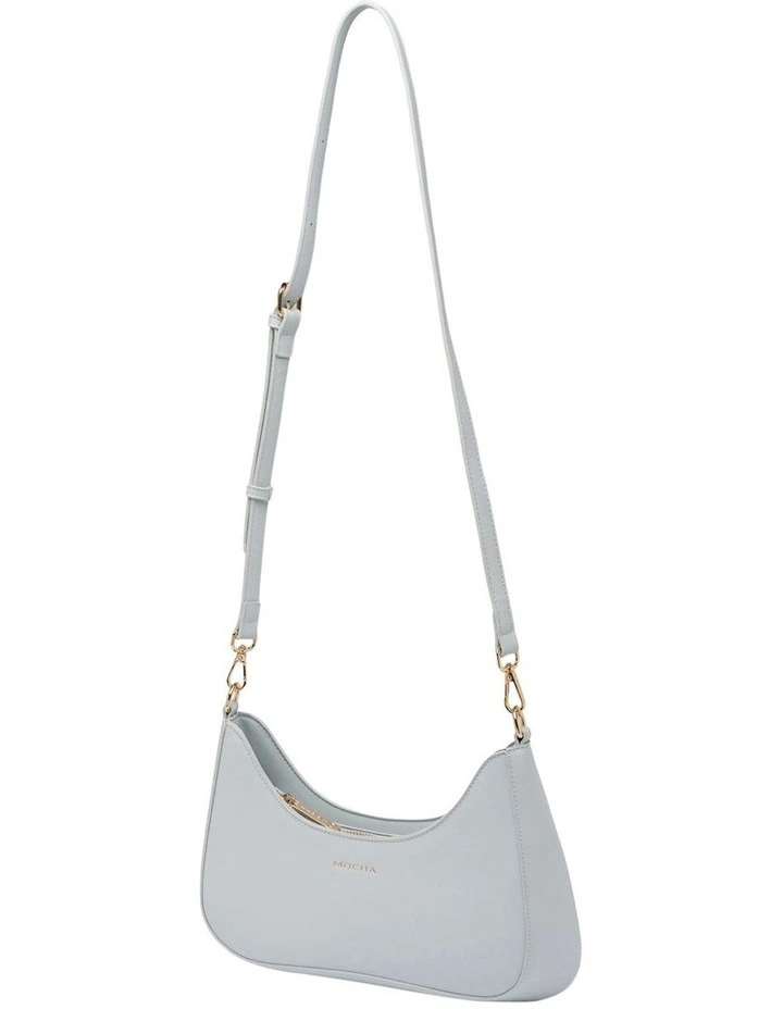 Mocha Daisy Wavy Shoulder Bag - Mint image 2