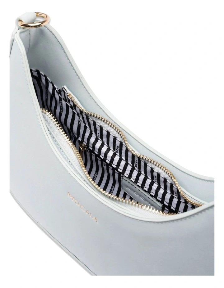 Mocha Daisy Wavy Shoulder Bag - Mint image 3