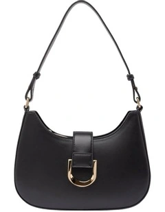Mocha Charlotte Shoulder Bag - Black