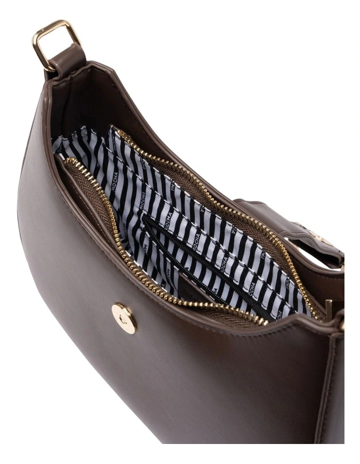 Mocha Charlotte Shoulder Bag - Choc image 3