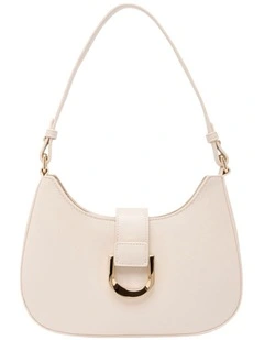 Mocha Charlotte Shoulder Bag - Cream