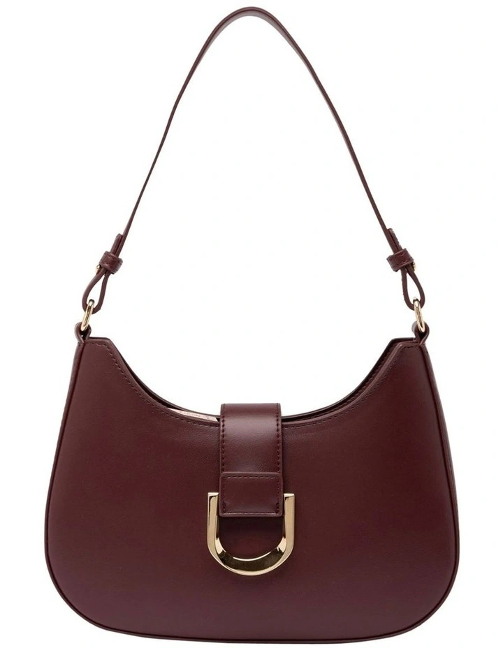 Mocha Charlotte Shoulder Bag - Burgundy image 1