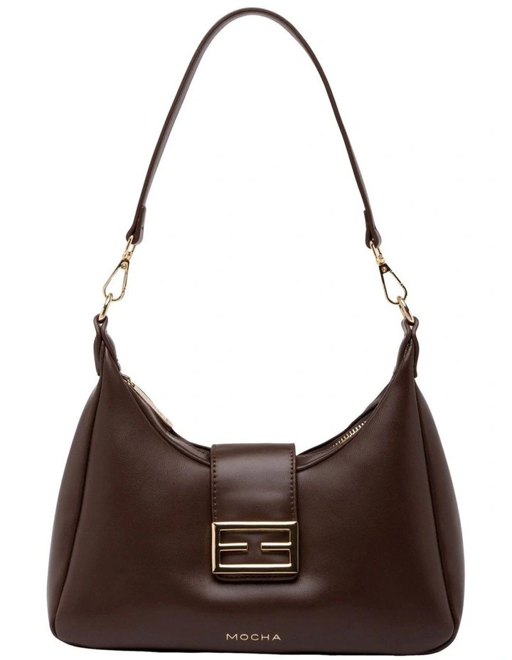 Mocha Effie Shoulder Bag - Choc image 1